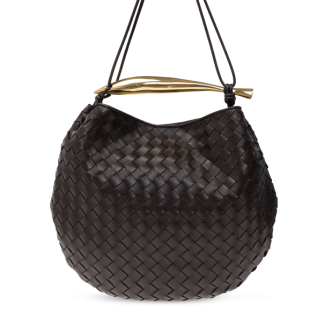 Bottega Veneta BRĄZOWY Torba na ramię ‘Sardine Medium’