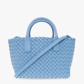 Bottega Veneta NIEBIESKI Torba na ramię ‘Cabat Mini’